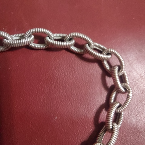 Judith Ripka 18k 925 Syerling Silver Bracelet with Heart Charm - Picture 7 of 7